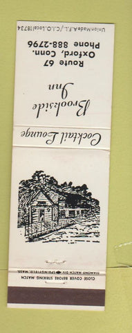 Matchbook Cover - Brookside Inn Oxford CT