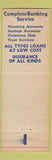 Matchbook Cover - Shelton Trust Bank CT low phone #