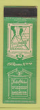 Matchbook Cover - Hotel Weber Lancaster PA