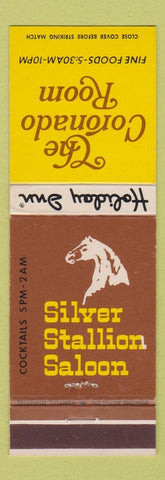 Matchbook Cover - Coronado Room Silver Stallion Saloon Carlsbad NM