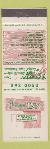 Matchbook Cover - Panorama Inn Albuquerque NM