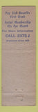 Matchbook Cover - Forester's Club Gloversville NY WEAR