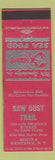 Matchbook Cover - Saw Dust Trail Rhinebeck NY