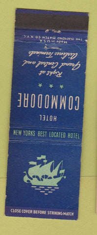 Matchbook Cover - Hotel Commodore New York City