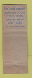 Matchbook Cover - Hotel Commodore New York City