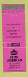 Matchbook Cover - Keene American Standard oil gas NH
