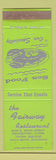 Matchbook Cover - The Fairway Restaurant Bridgeport CT GREEN WEAR