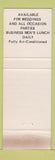 Matchbook Cover - The Fairway Restaurant Bridgeport CT ORANGE WEAR