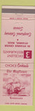 Matchbook Cover - The Mayflower Restaurant Hyannis MA
