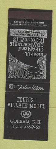 Matchbook Cover - Tourist Village Motel Gorham NH