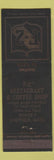 Matchbook Cover - F2 Restaurant Coffee Shop Sheffield MA