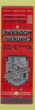 Matchbook Cover - Chateau Moderene New York City feature Deco
