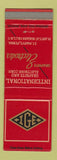 Matchbook Cover - International Graphite Electrode St Marys PA Niagara Falls NY