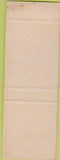 Matchbook Cover - Hub Restaurant Bryan OH SAMPLE