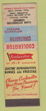 Matchbook Cover - Coolerator Refrigerator Allentown PA WEAR