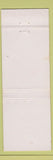 Matchbook Cover - J Fred Bibb Criminal Court Judge TN?