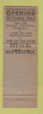 Matchbook Cover - 1964 New York World's Fair Restaurant