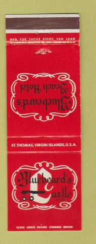 Matchbook Cover - Bluebeard's Beach Hotel St Thomas Virgin Islands