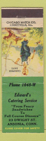 Matchbook Cover - Edward's Catering Ansonia CT