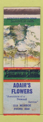 Matchbook Cover - Adair's Flowers WEAR