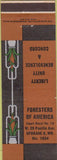 Matchbook Cover - Foresters of America Spokane WA