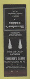 Matchbook Cover - Thresher's Cabins North Hampton NH MERCHANTS