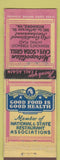 Matchbook Cover - Metropolitan Cafe Soda Grill Roanoke VA WEAR