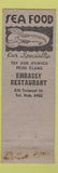 Matchbook Cover - Embassy Restaurant Boston MA
