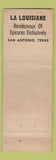 Matchbook Cover - La Louisiane French Restaurant San Antonio TX