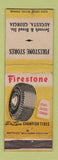 Matchbook Cover - Firestone Tires Augusta GA WORN