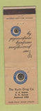 Matchbook Cover - Kurtz Drug WORN