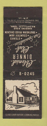 Matchbook Cover - Colonial Dinner Club Nashville TN Fried Chicken