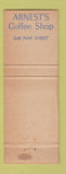 Matchbook Cover - Arnest's Drive In San Francisco CA WORN