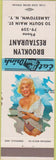 Matchbook Cover - Brooklyn Restaurant Jamestown NY pinup