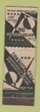 Matchbook Cover - 1939-40 New York World's Fair Lion Match BLACK #1 WEAR