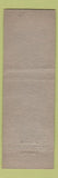 Matchbook Cover - 1939-40 New York World's Fair Lion Match BLACK #1 WEAR