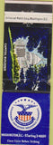 Matchbook Cover - US Government Insurance Washington DC