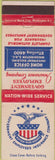 Matchbook Cover - US Government Insurance Washington DC