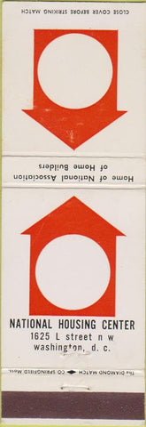 Matchbook Cover - National Housing Center Washington DC