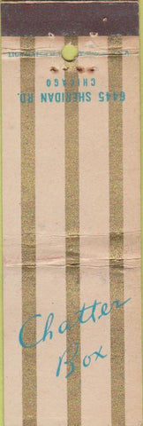 Matchbook Cover - Chatter Box Chicago IL parrot