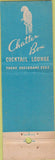 Matchbook Cover - Chatter Box Chicago IL parrot