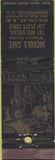 Matchbook Cover - Nichols Cafe Washington DC girlie