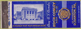 Matchbook Cover - Koch Conley American Legion Scranton PA