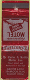 Matchbook Cover - Ye Corke Kettle Motor Inn Seabrook NH  WEAR