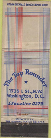 Matchbook Cover - Top Rounder Washington DC