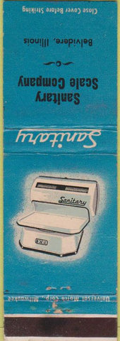 Matchbook Cover - Sanitary Scale Co Belvidere IL