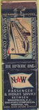 Matchbook Cover - Norfolk  and  Washington Steamboat Co Norfolk VA WEAR