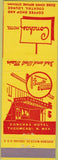 Matchbook Cover - Conchas Hotel Tucumcari NM