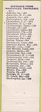 Matchbook Cover - Delray Motor Court Nashville TN