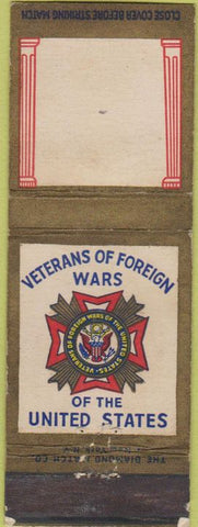 Matchbook Cover - VFW Blank